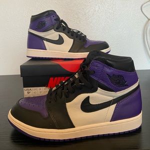 Jordan 1 Court Purple